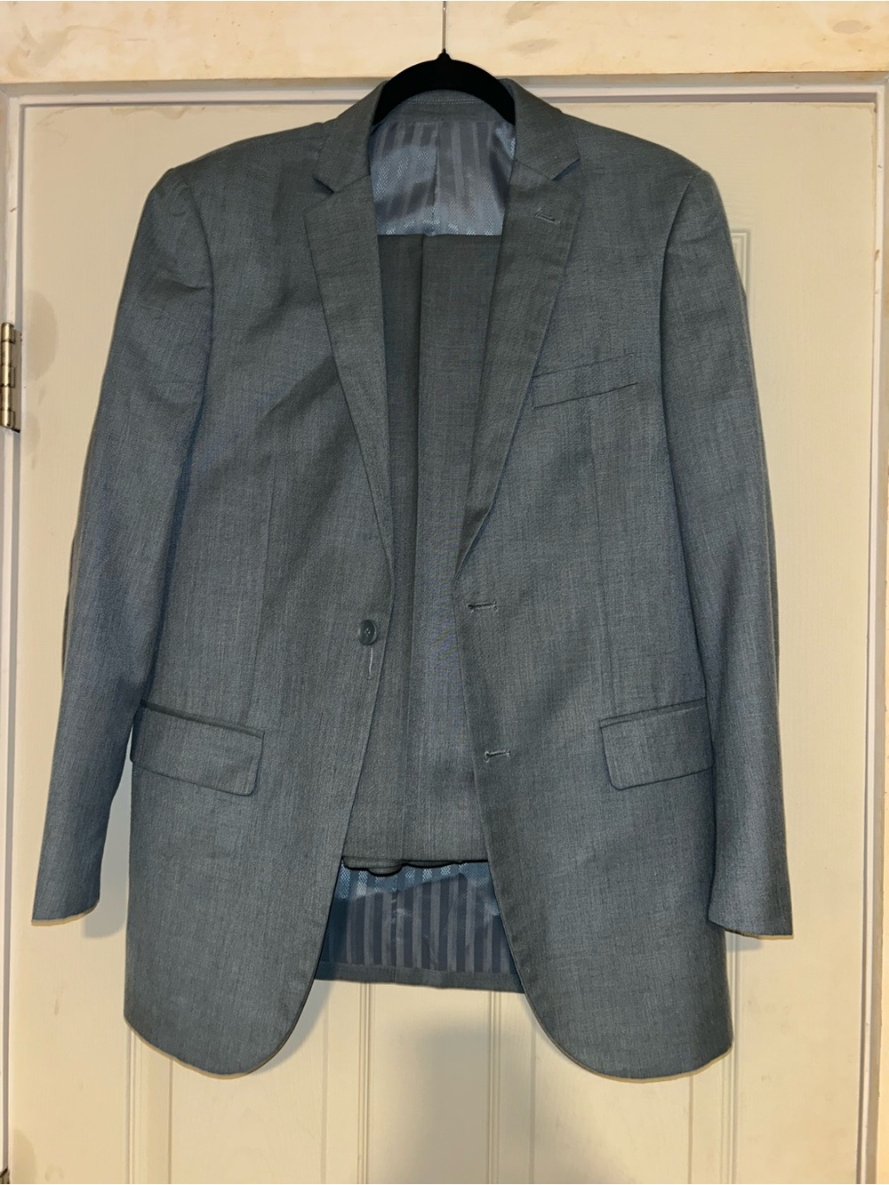 Men's Classic Gray Blazer - Tailored Formal Jacket